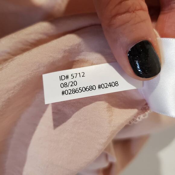 Express NWT Modal Balloon Puff Sleeve Pink Blouse Womens Size S Keyhole Neck - Picture 10 of 11